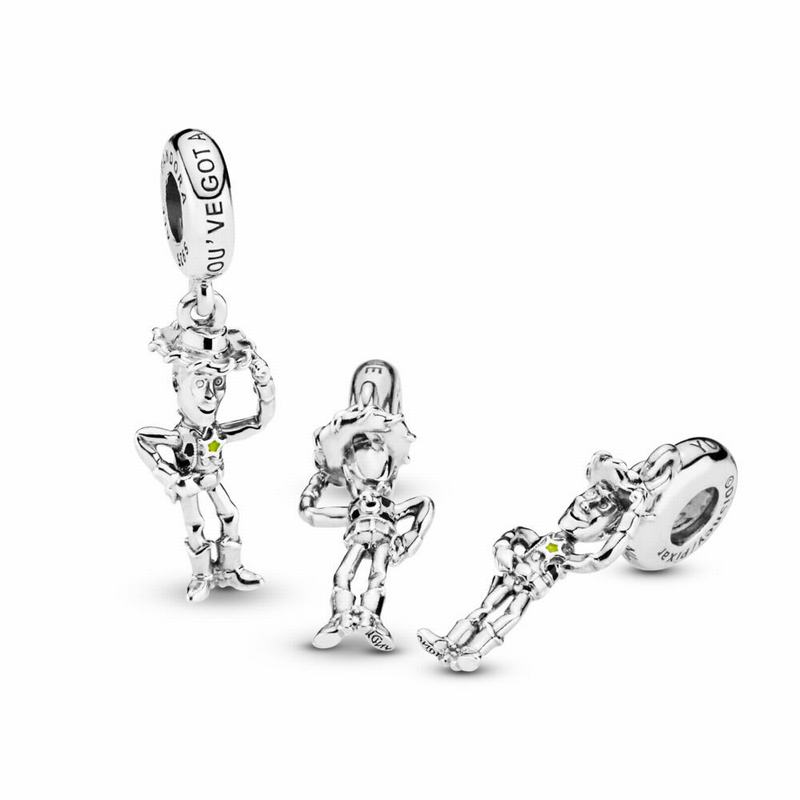 Pandora Disney Pixar, Toy Story, Woody Dangle Charm Silver Egypt WA7925461